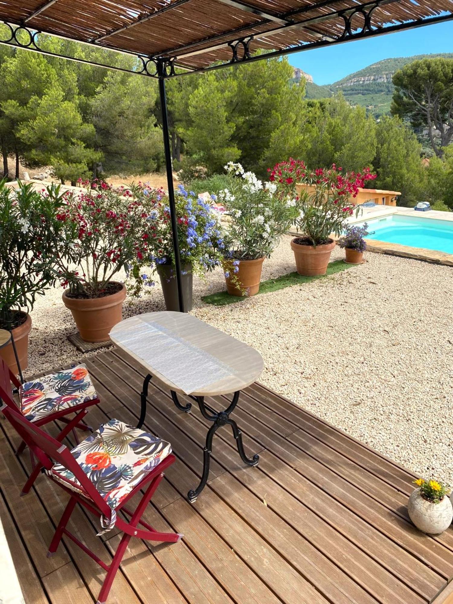 Le Sept Charmant Studio Aux Portes Des Calanques Cassis Exterior photo